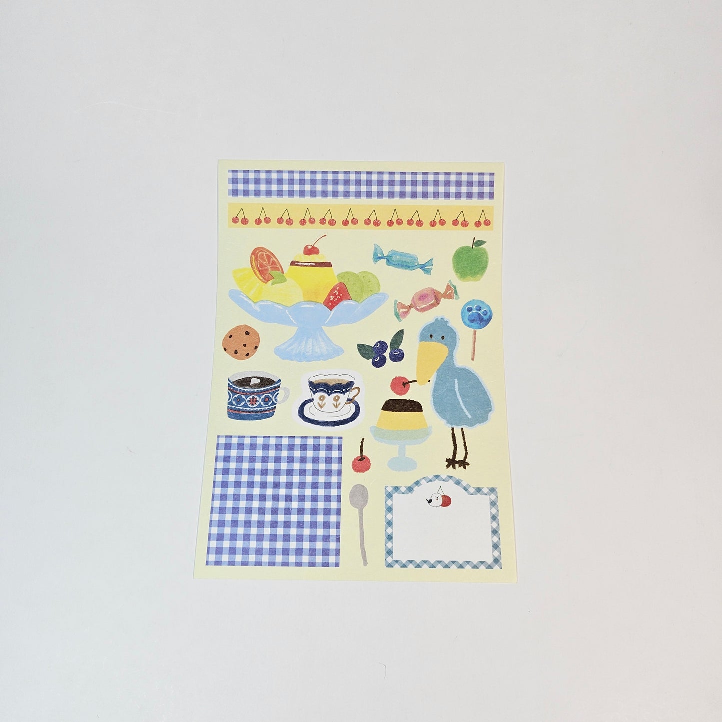 Decorative Paper - Desserts+ Blue Shoebill