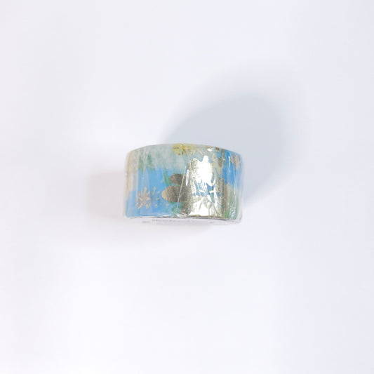 BGM Washi Tape Flower (American blue)