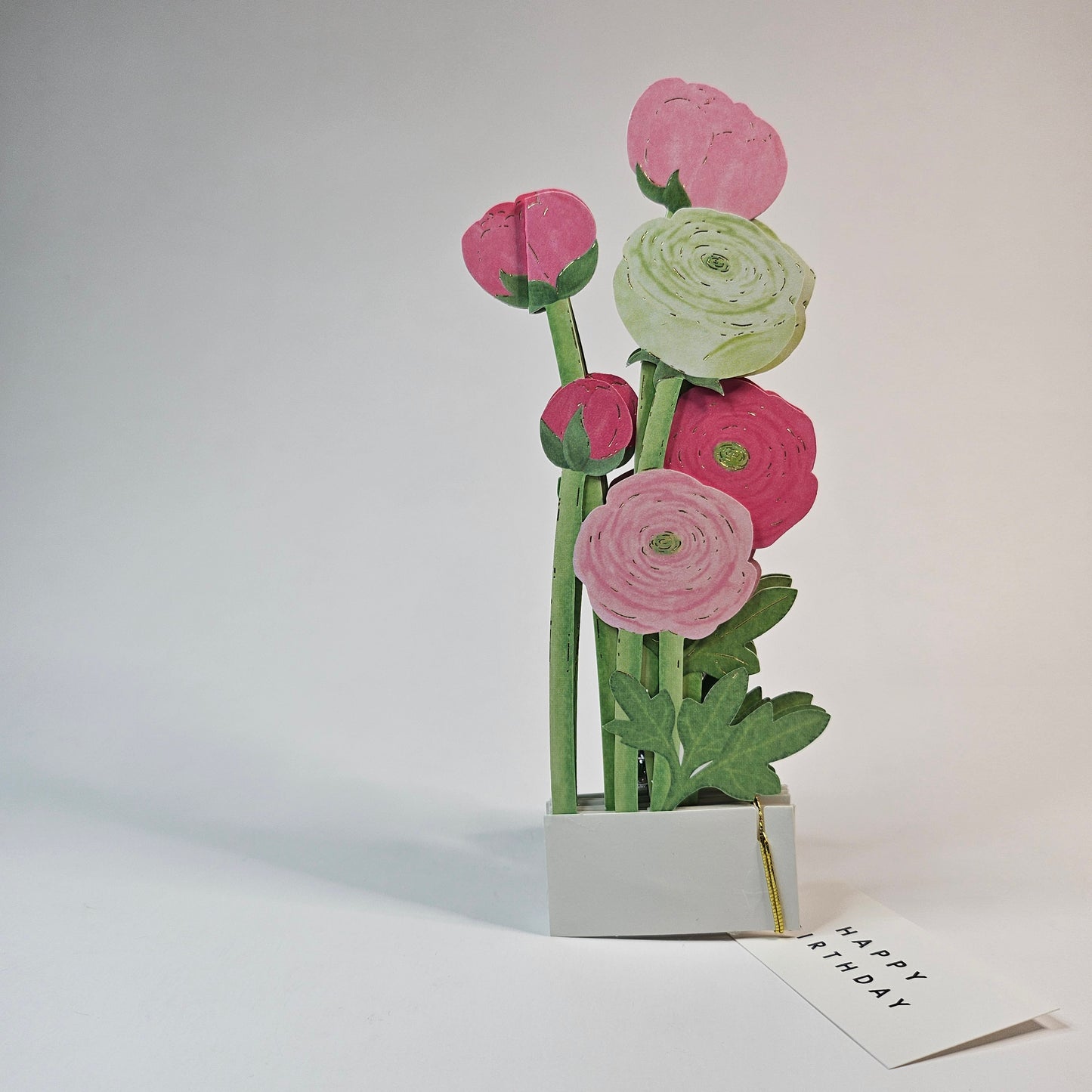 Ranunculus Pop-up Card