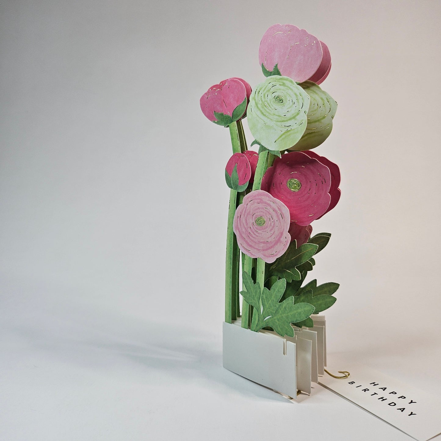 Ranunculus Pop-up Card