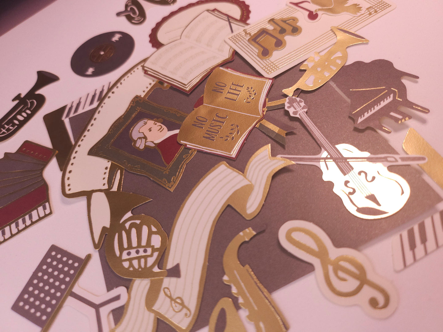 Flaky Sticker Decorations (Music)