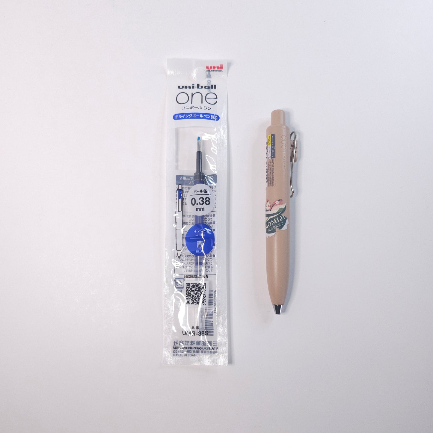 Mitsubishi Pencil Gel Pen ONE P Refill Blue 0.38