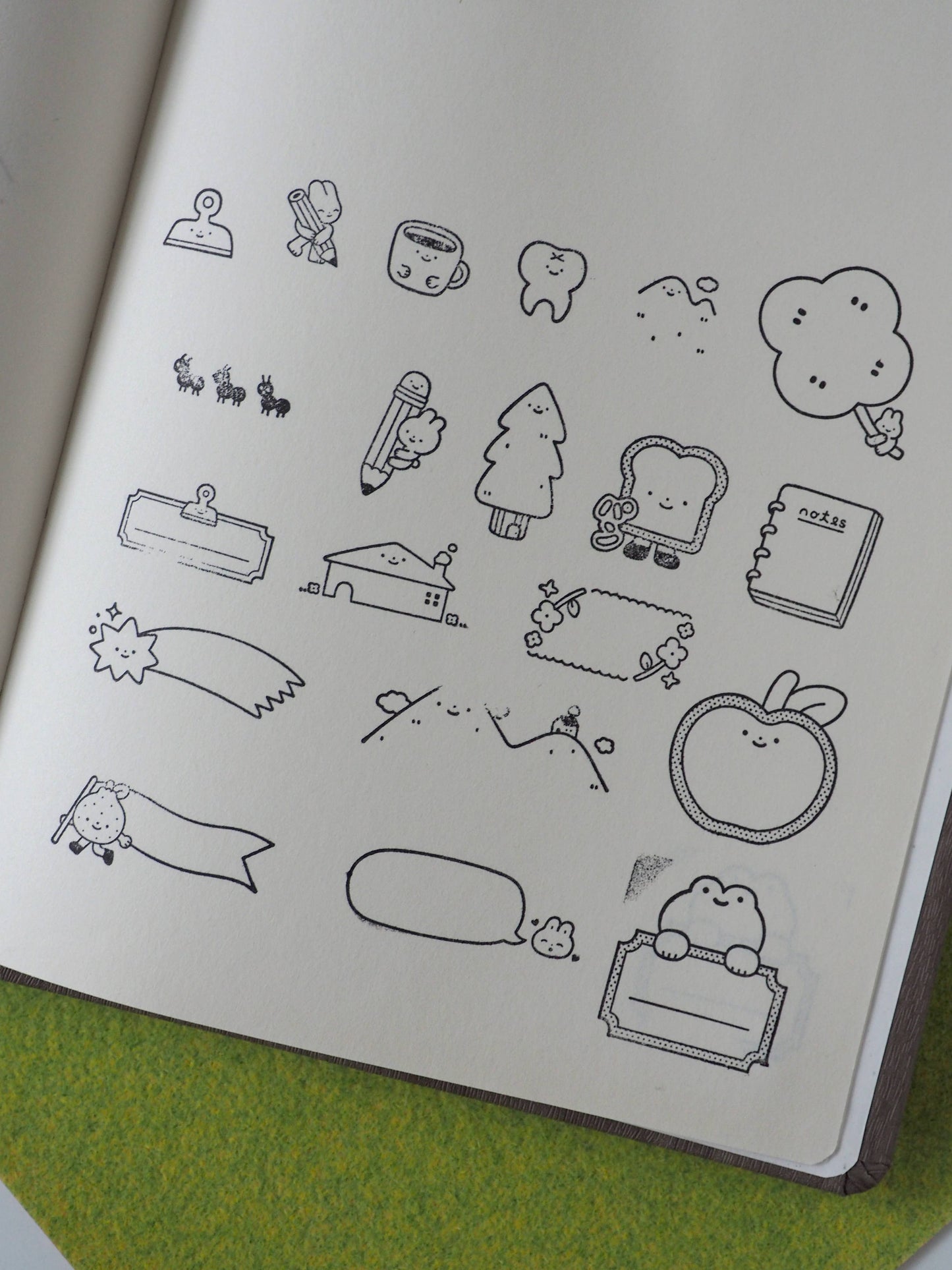 Natamori- Tooth • stamp