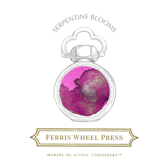 Curious Collaborations - Year of the Snake - Serpentine Blooms Ink
