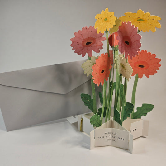 Gerbera Birthday Pop-up Card