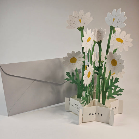 Marguerite Birthday Pop-up Card