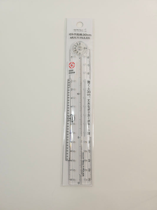 MD Multi Ruler (30cm) Clear