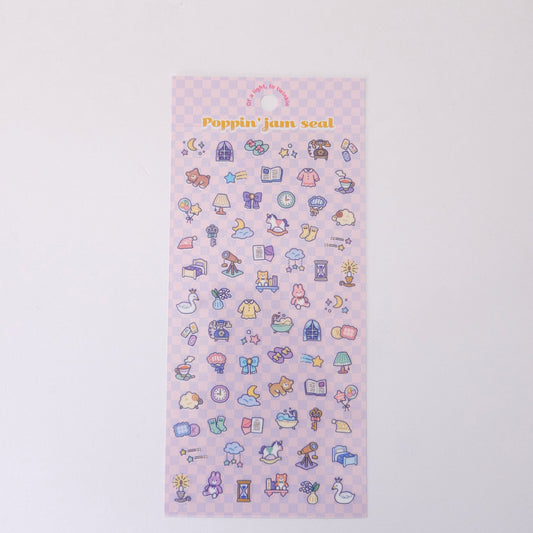 MIND WAVE Poppin Jam Seal Planner Stickers
