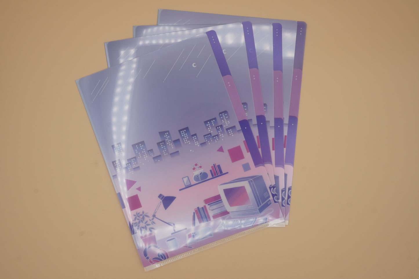 3-Pocket Clear Folder A5
