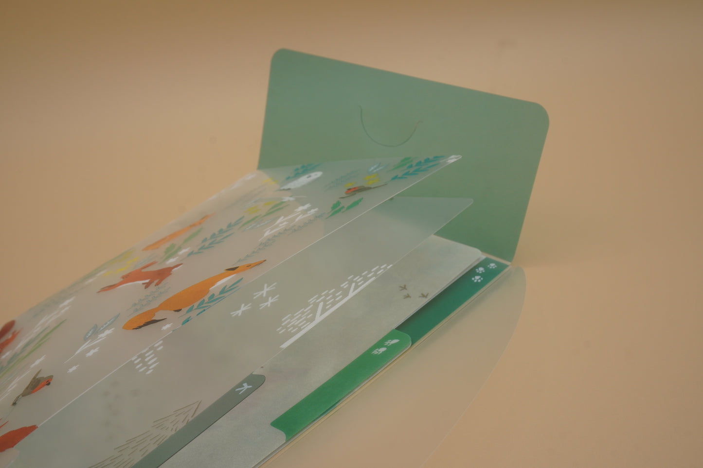 3-Pocket Clear Folder A5 with flap