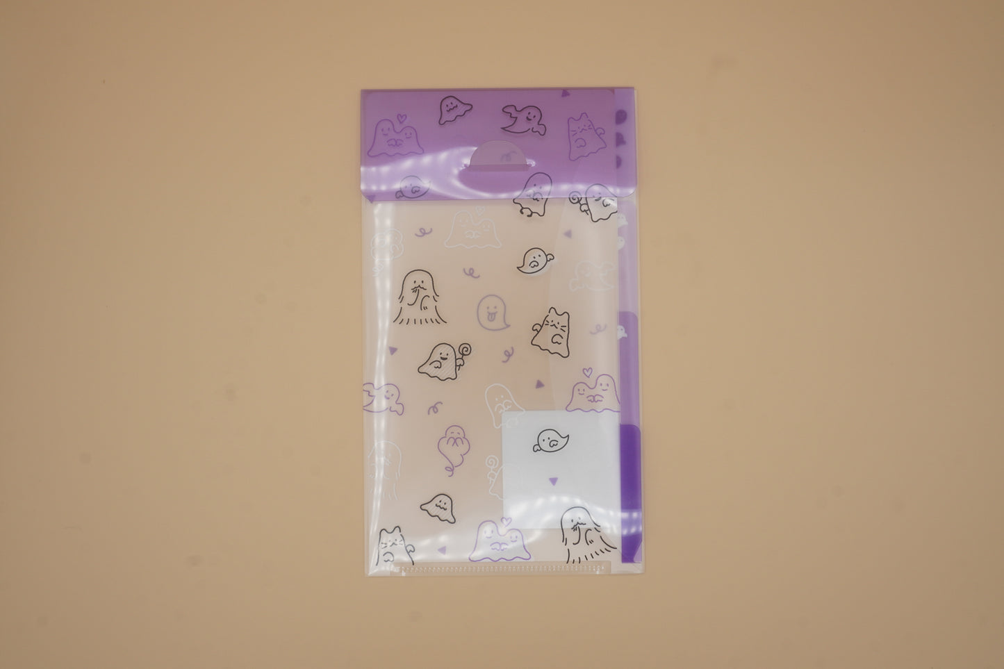 3-Pocket Clear Folder A5 with flap
