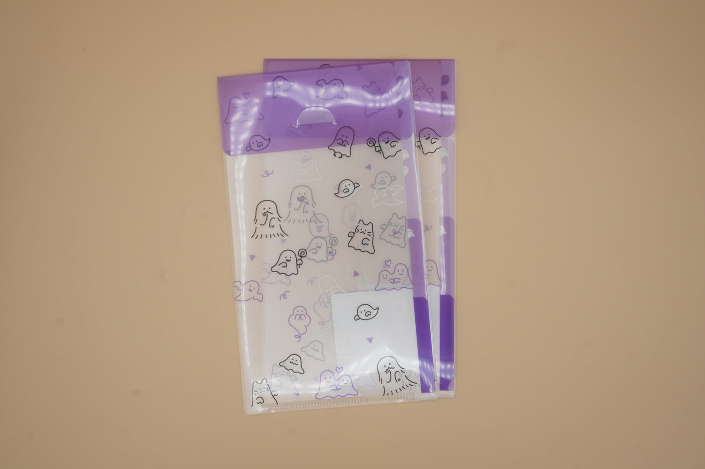 3-Pocket Clear Folder A5 with flap