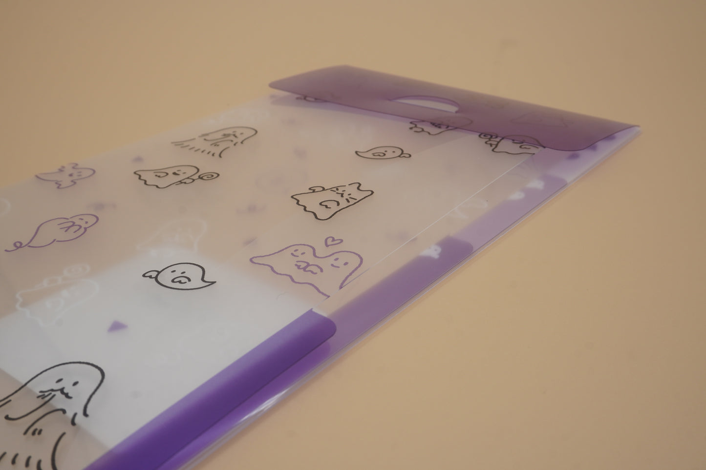 3-Pocket Clear Folder A5 with flap
