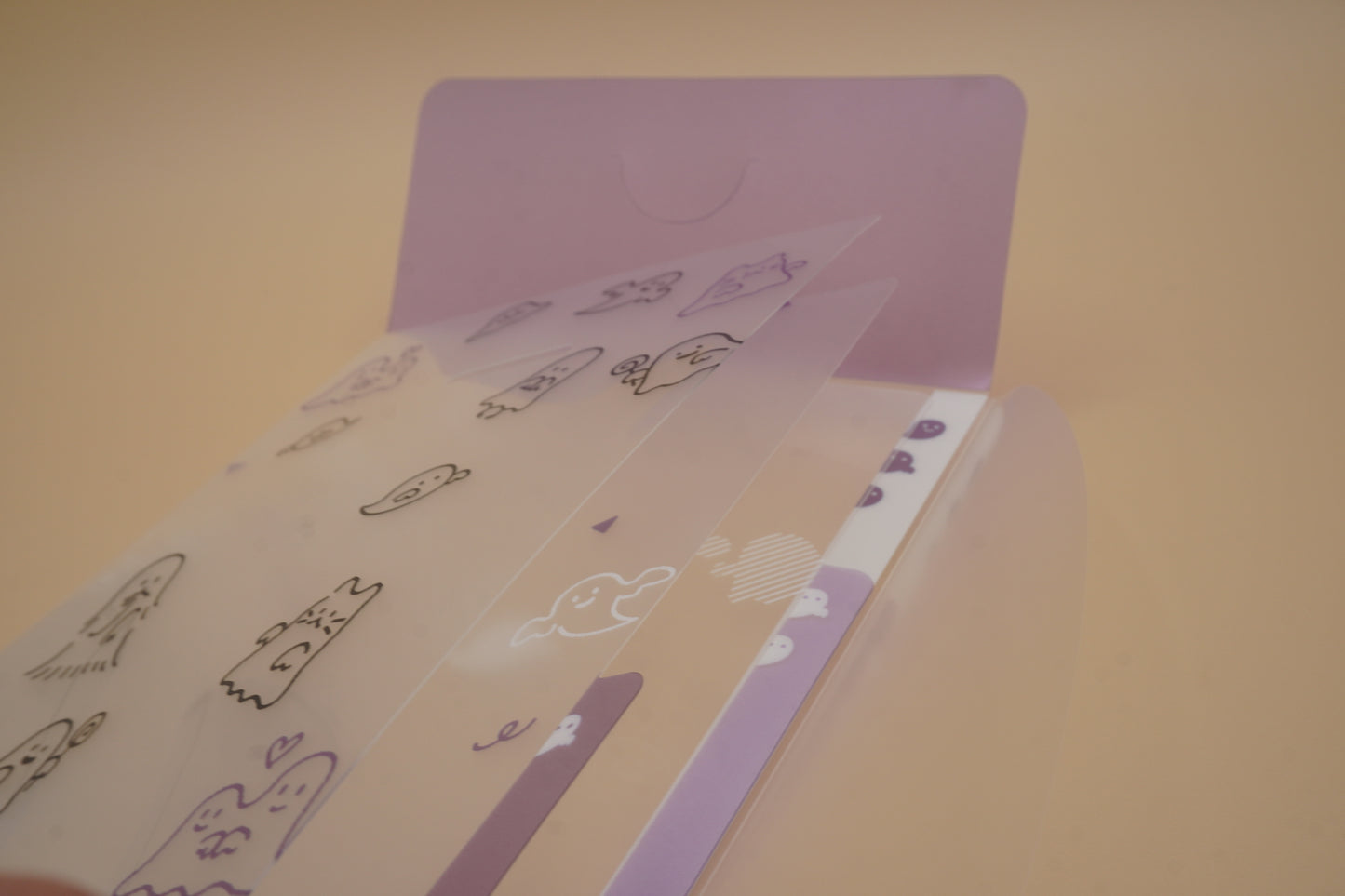3-Pocket Clear Folder A5 with flap