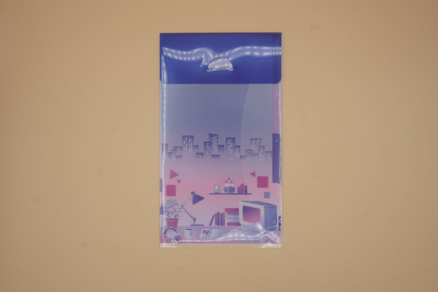 3-Pocket Clear Folder A5 with flap