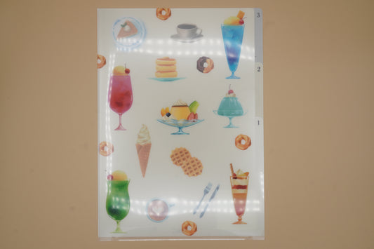 3-Pocket Clear Folder A4