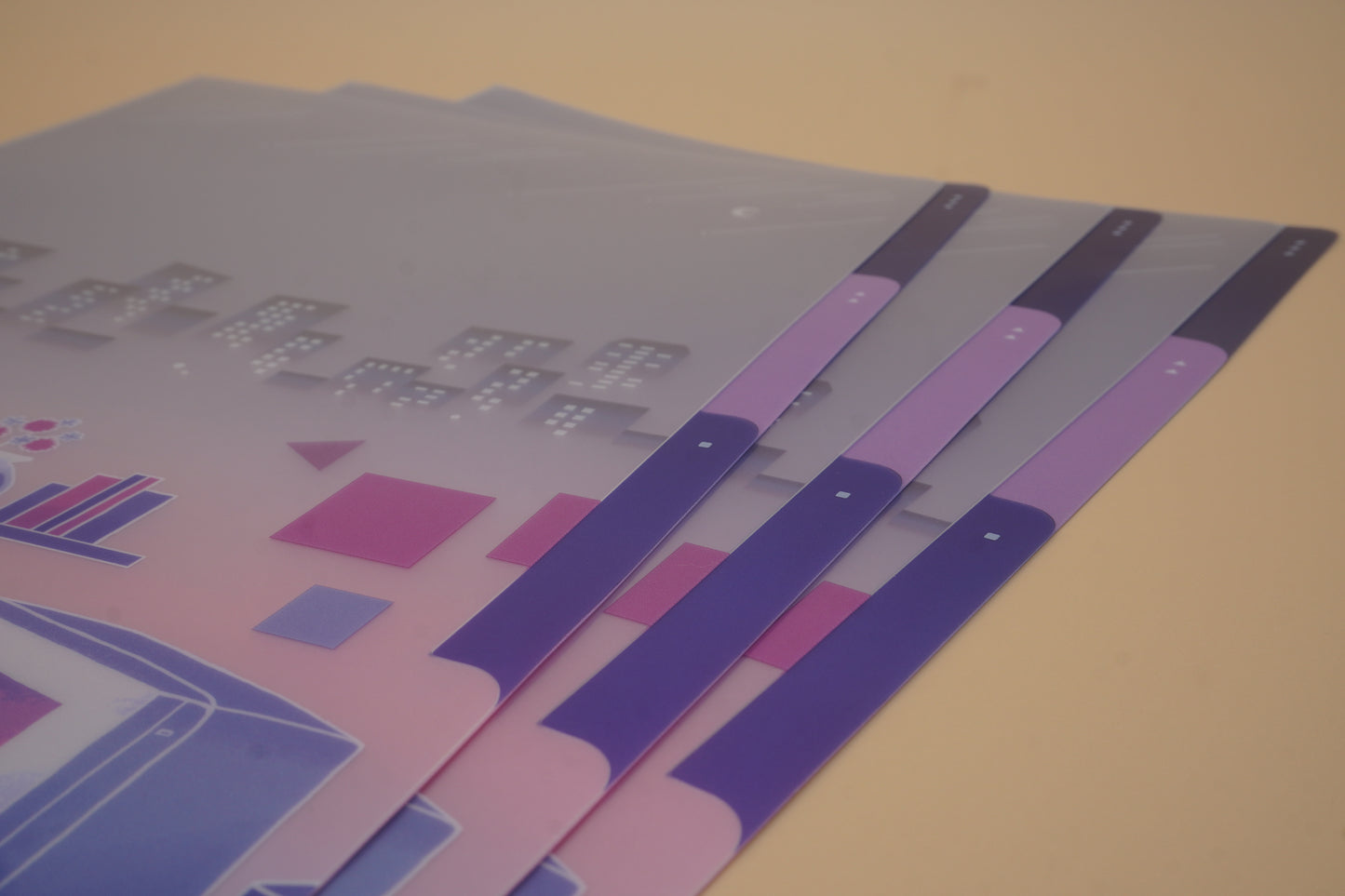 3-Pocket Clear Folder A4