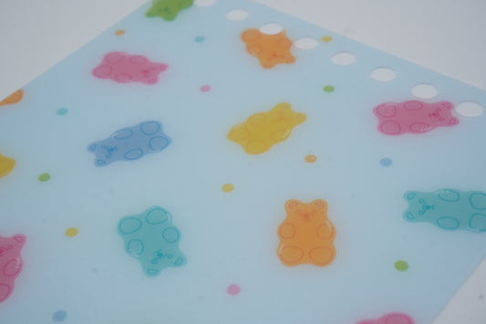 Maruman Binder Cover - cover page of Kurutto Ring - mini size - Gummy bear - Limited Edition