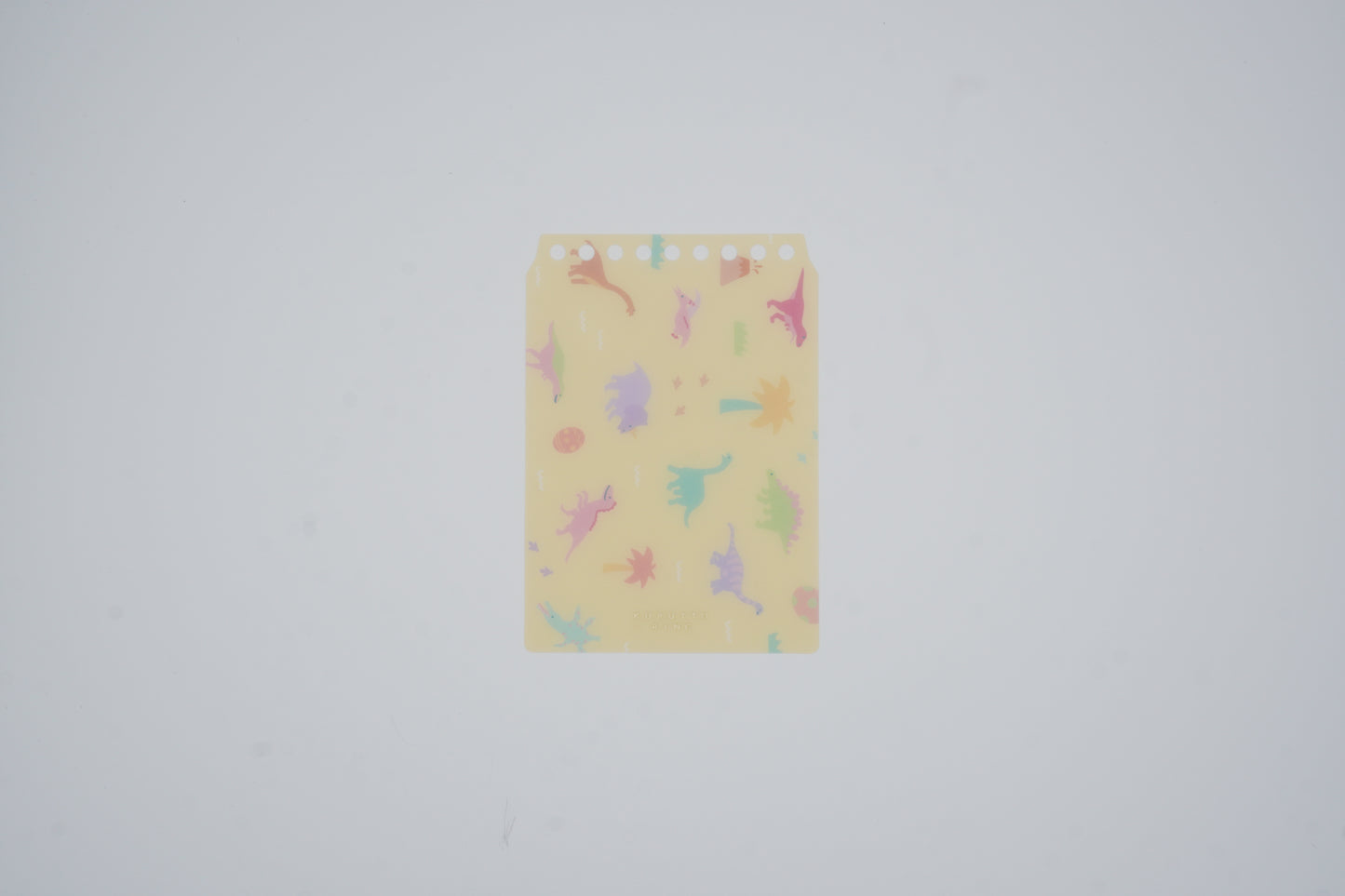 Maruman Binder Cover - cover page of Kurutto Ring - mini size - Dinosaur - Limited Edition