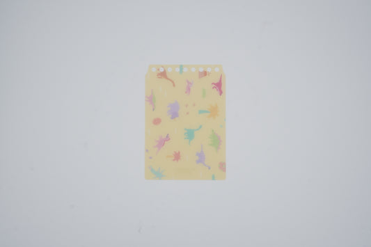 Maruman Binder Cover - cover page of Kurutto Ring - mini size - Dinosaur - Limited Edition