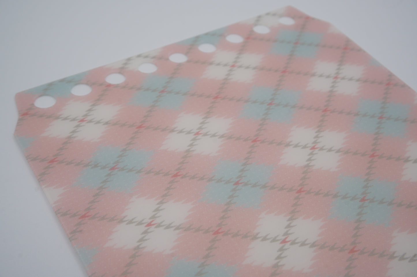 Maruman Binder Cover - cover page of Kurutto Ring - mini size - Checkered - Limited Edition