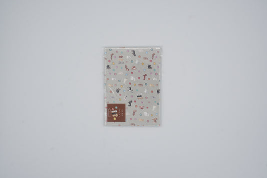 Paper Message Notepad Memo (Dog & flower)