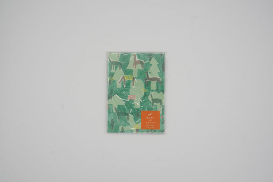 Paper Message Notepad Memo (Horse & Trees)