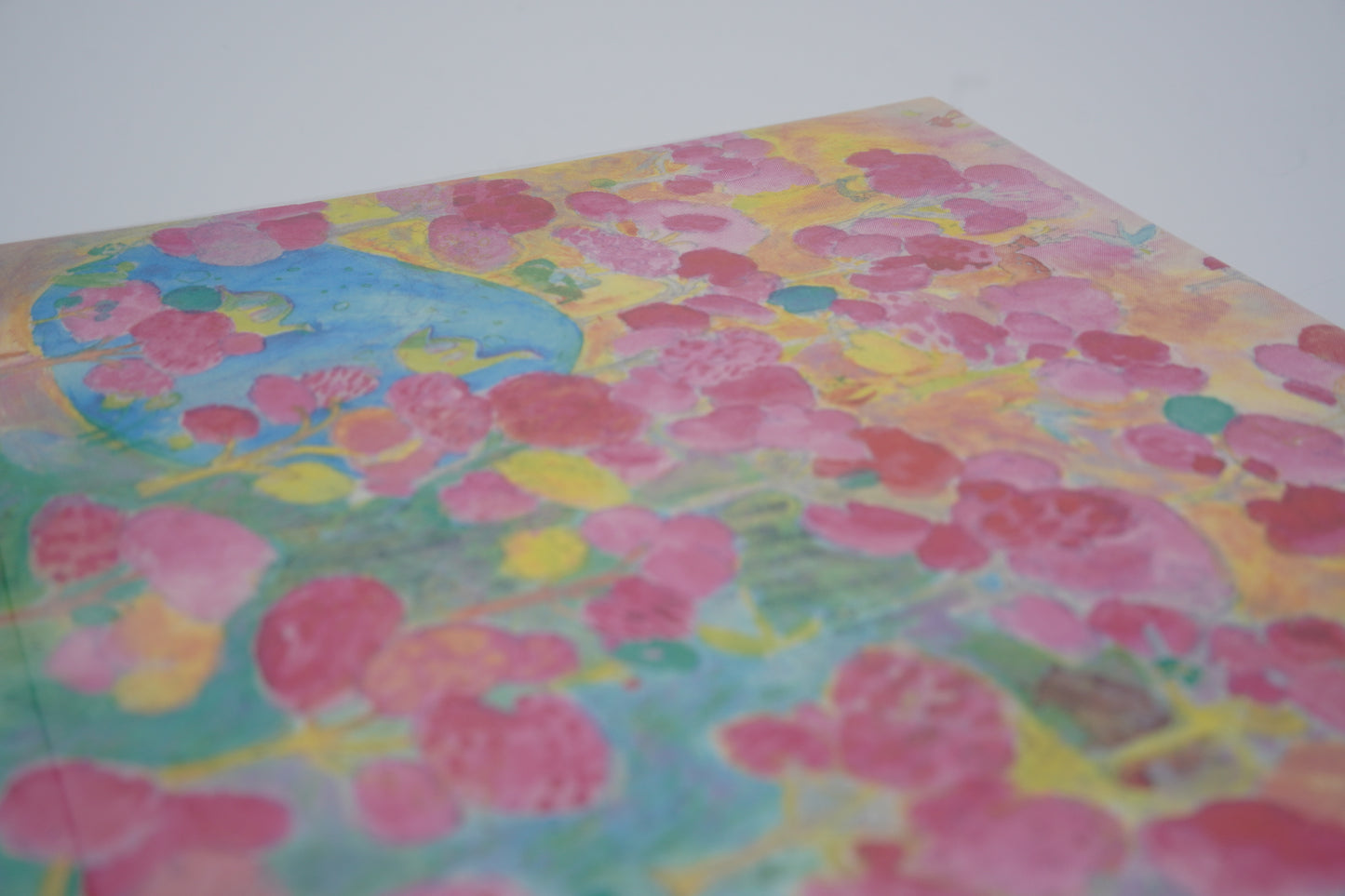 Paper Message Notepad Memo (Cherry blossom forest)
