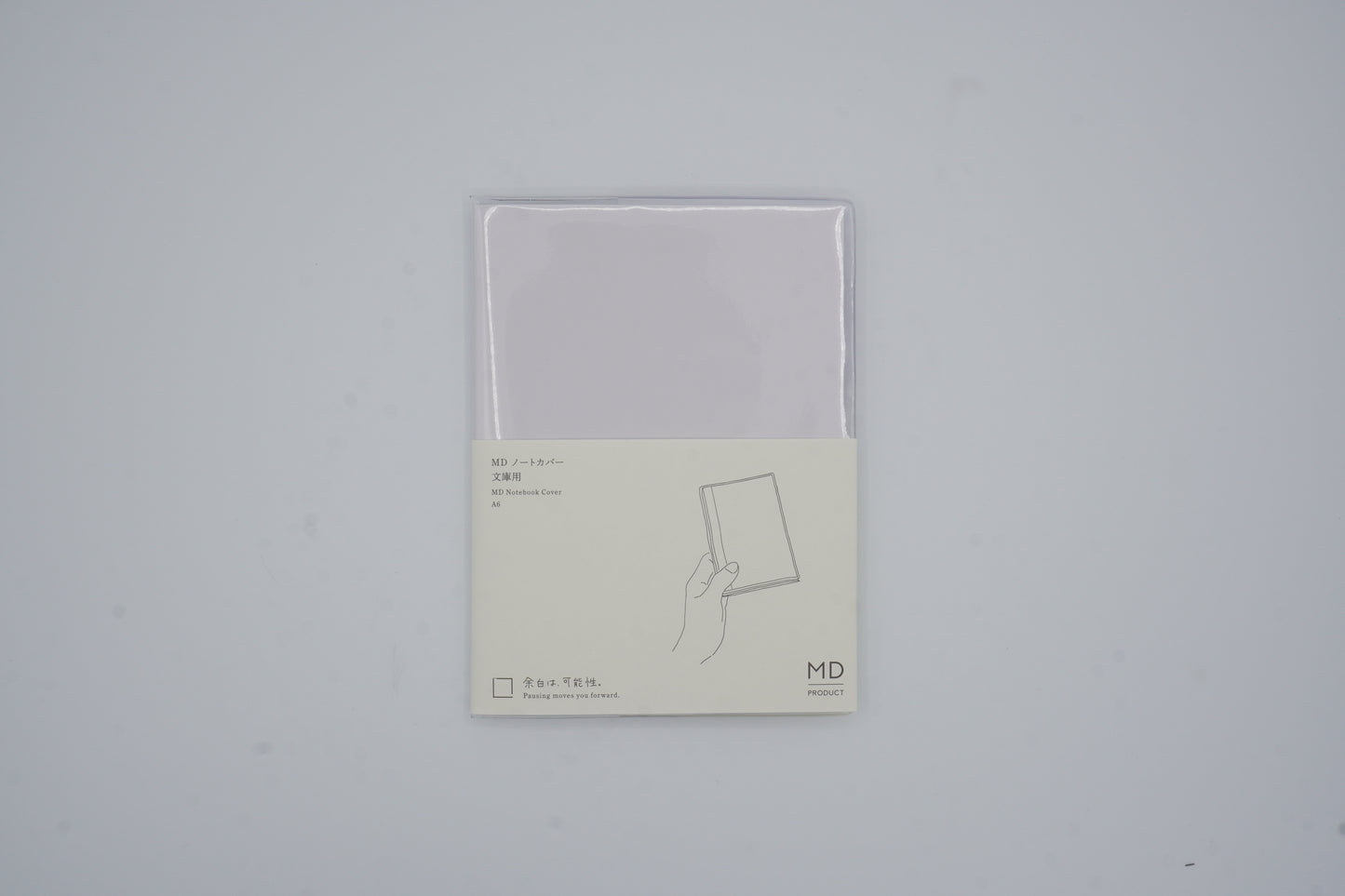 MD Notebook Clear Cover  A6 size