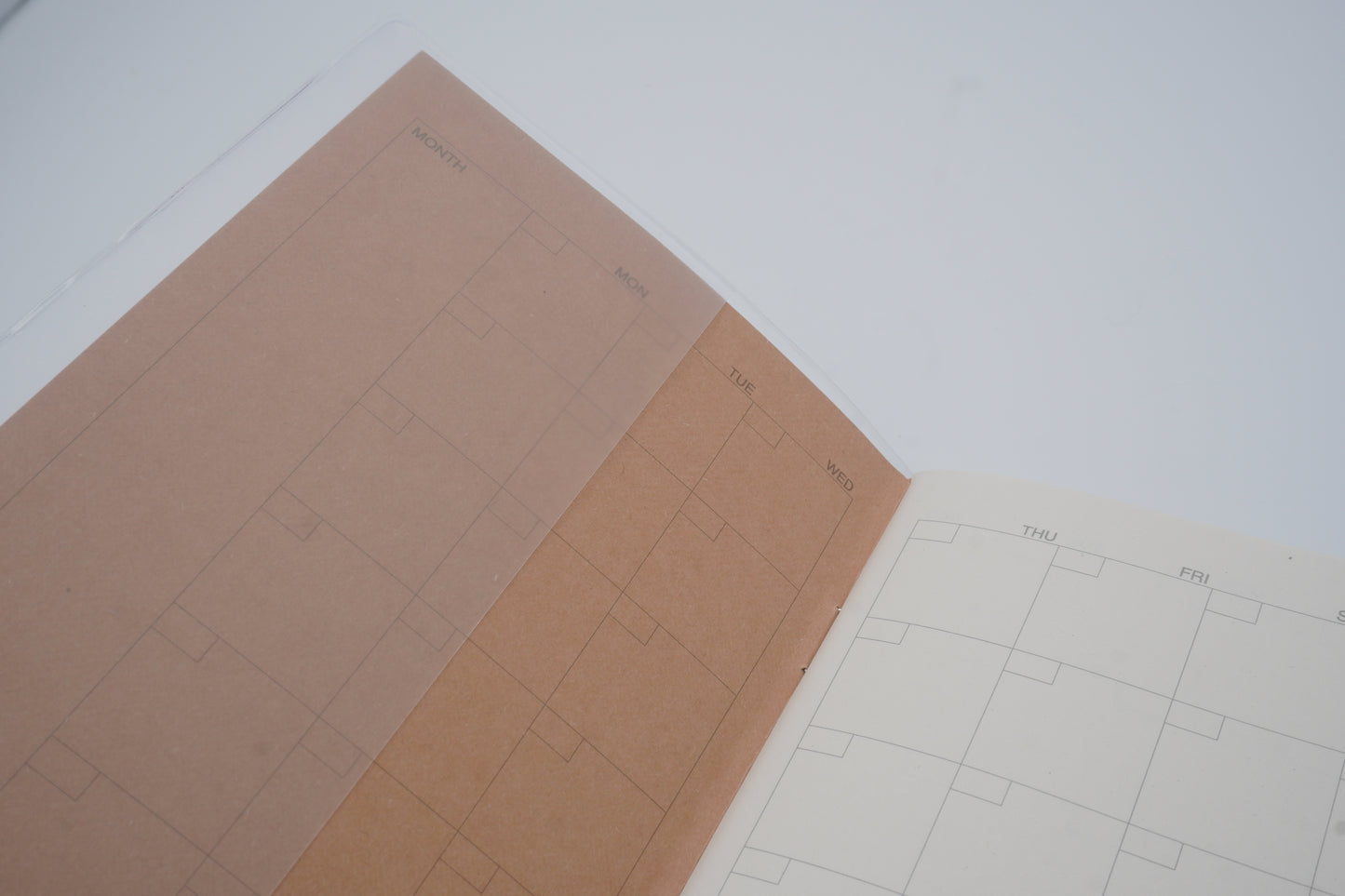 MD Notebook Clear Cover  A6 size