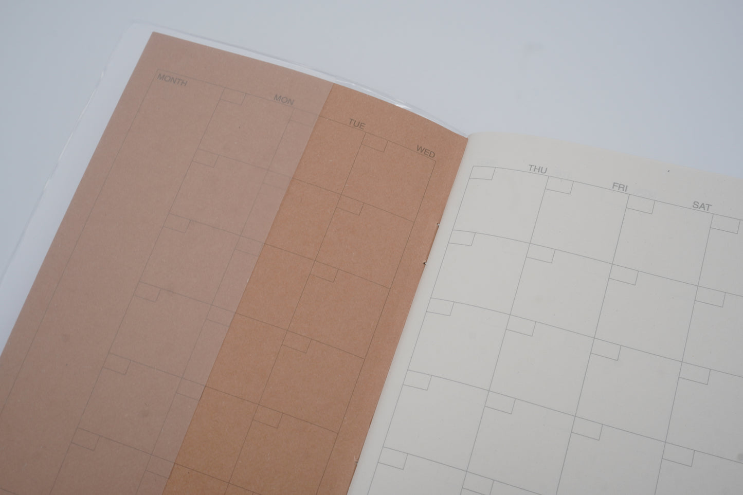 MD Notebook Clear Cover  A6 size
