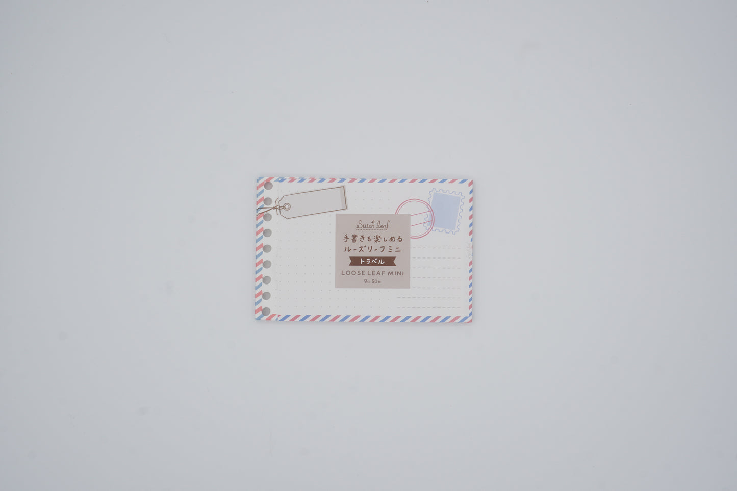 Maruman Loose Leaf Paper - Stitch leaf - Travel - 9 Holes - Limited Edition