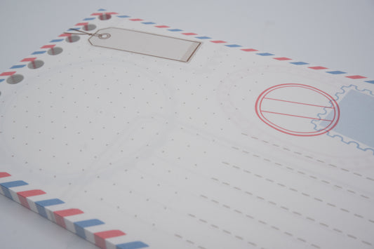 Maruman Loose Leaf Paper - Stitch leaf - Travel - 9 Holes - Limited Edition