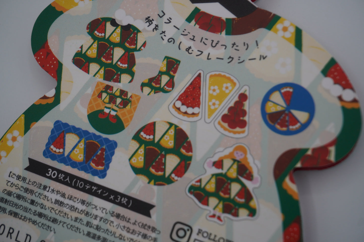 WORLD CRAFT Washi Tape Flake sticker