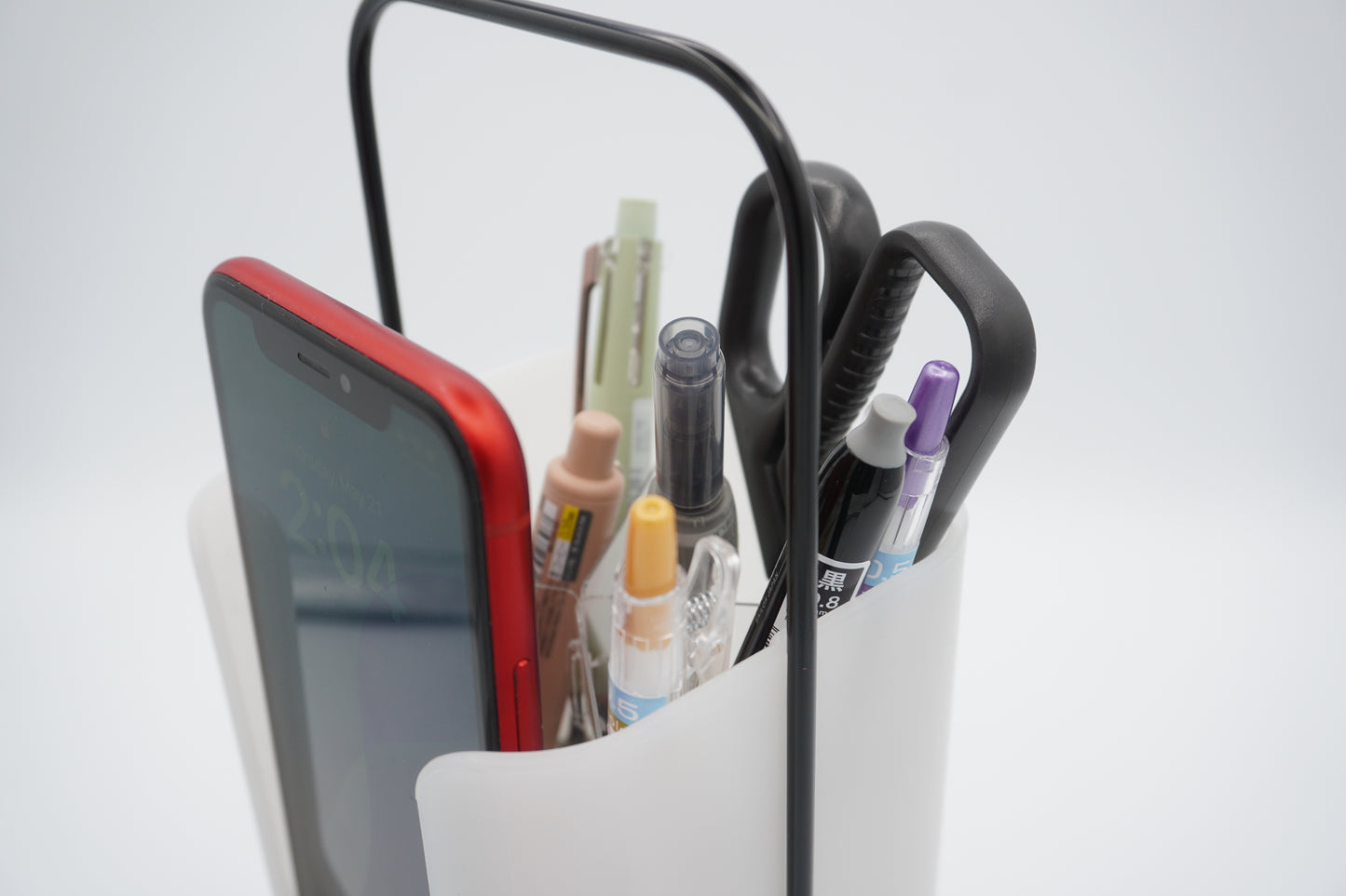 [PLUS] Pen Stand/Desktop Organizer White