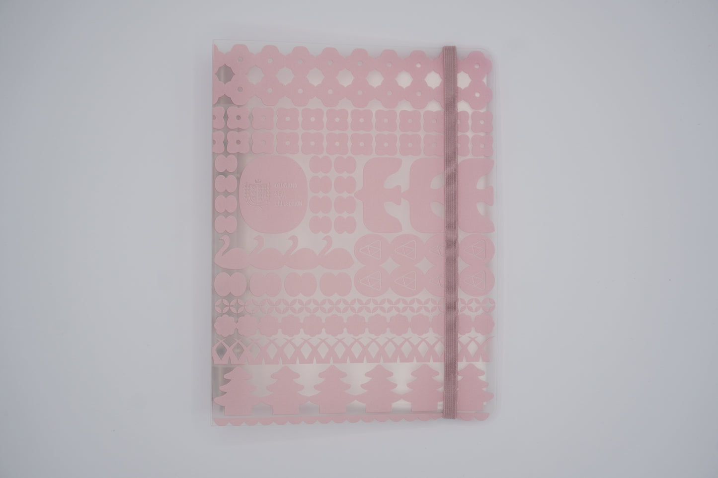 KINGJIM File Otona Sticker Adult seal collection, binder type, pink