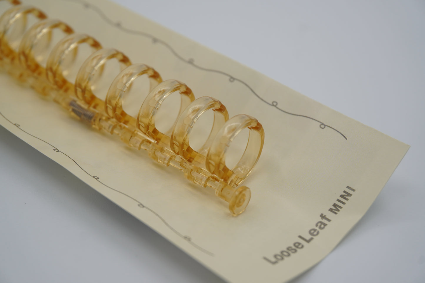 Maruman Ring, mini size, curly ring - Gold