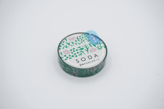 KINGJIM SODA Washi Tape - Normal type plants 10mm Vol.5