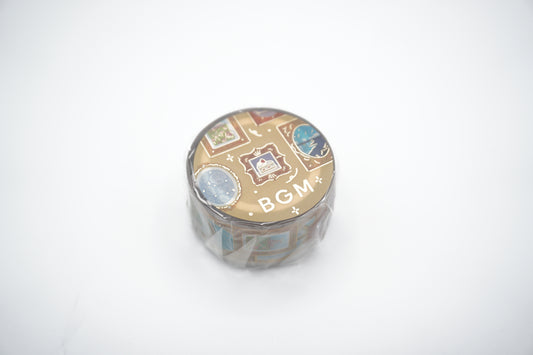 BGM LIFE Decoration Tape Foil-stamped Clear Tape 20mm