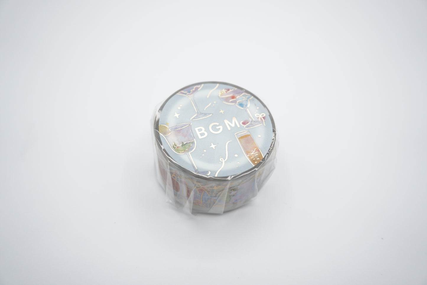 BGM LIFE Decoration Tape Foil-stamped Clear Tape 20mm