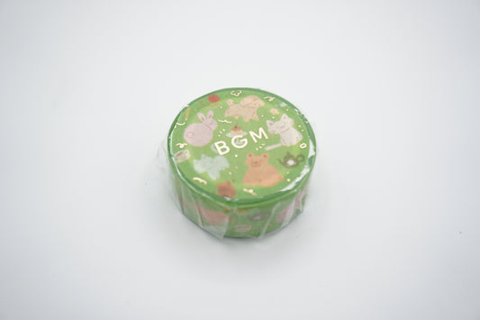 BGM LIFE Decoration Tape - Animal Carnival 15mm