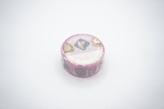BGM LIFE Decoration Tape - Flower brooch 15mm