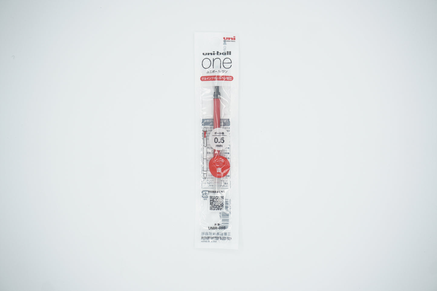 Mitsubishi Pencil Gel Pen Uni-ball ONE P Refill for 0.50mm Red