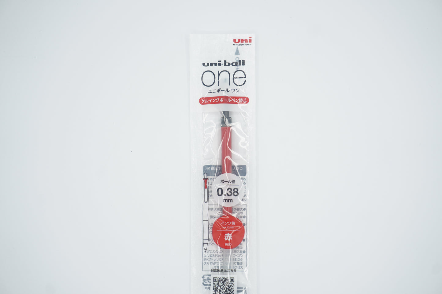 Mitsubishi Pencil Gel Pen Uni-ball ONE P Refill for 0.38mm Red