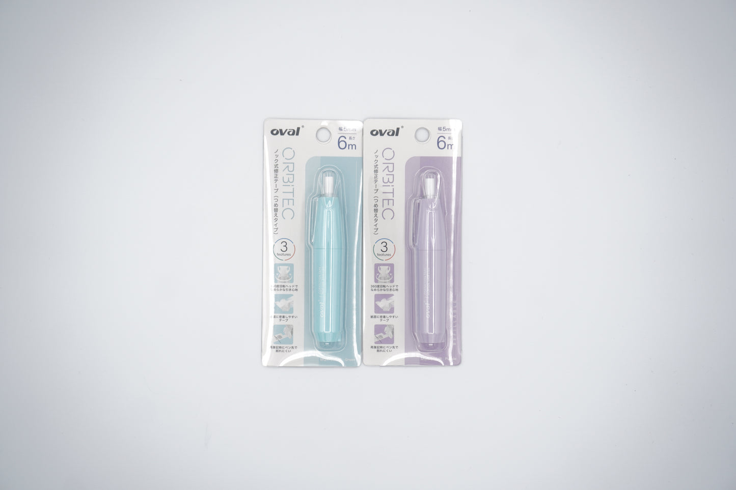 KITERA Oval Retractable Correction Tape