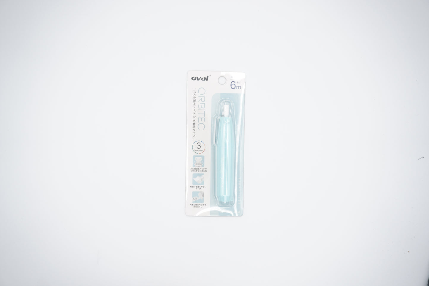 KITERA Oval Retractable Correction Tape