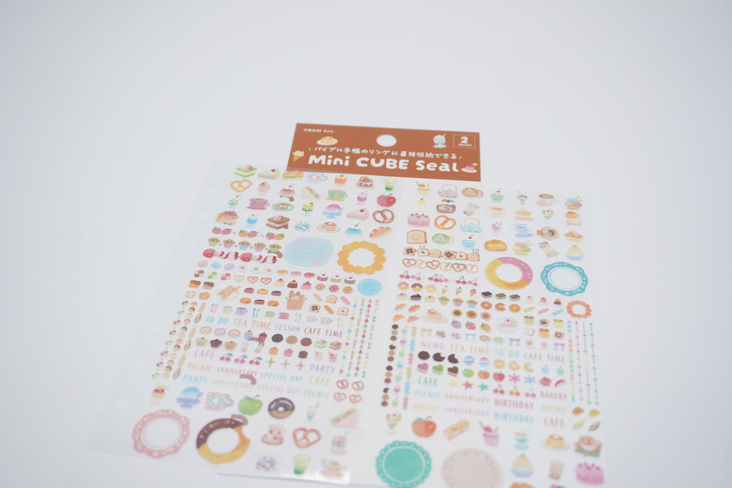 BGM Stickers Sheet mini cube