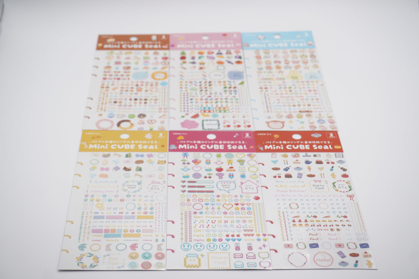 BGM Stickers Sheet mini cube