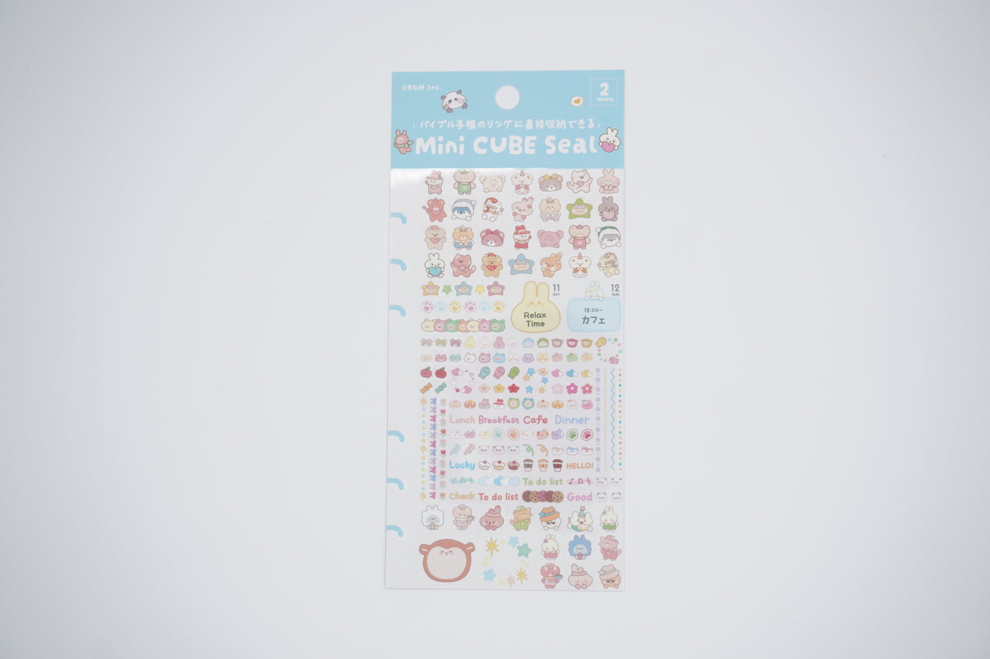 BGM Stickers Sheet mini cube