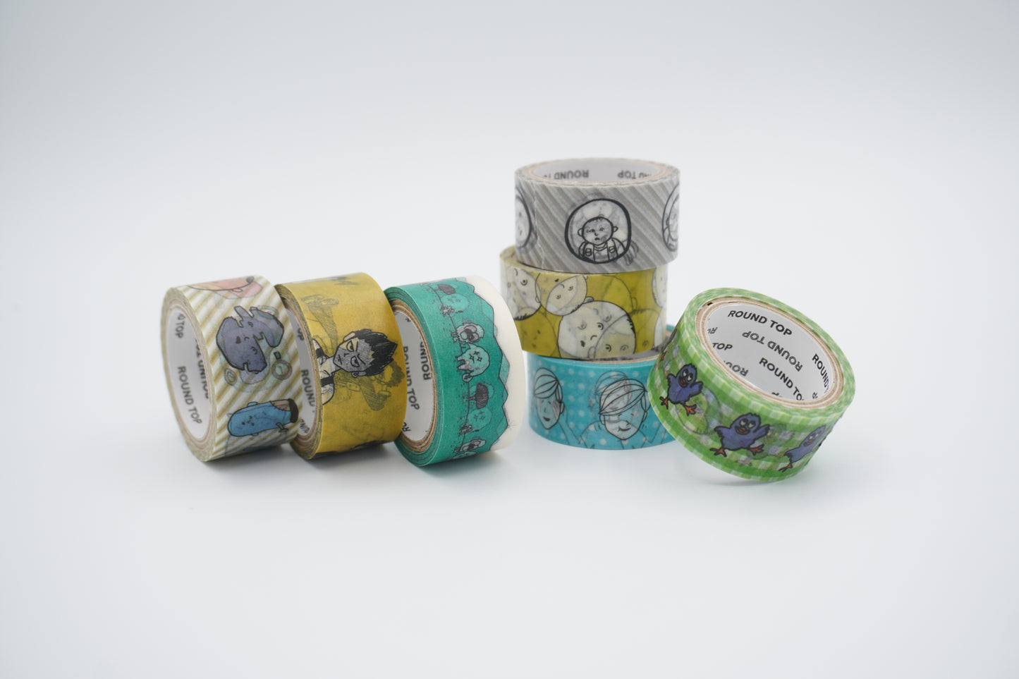 Round top - Washi tape - Pantovisco design - 20mm
